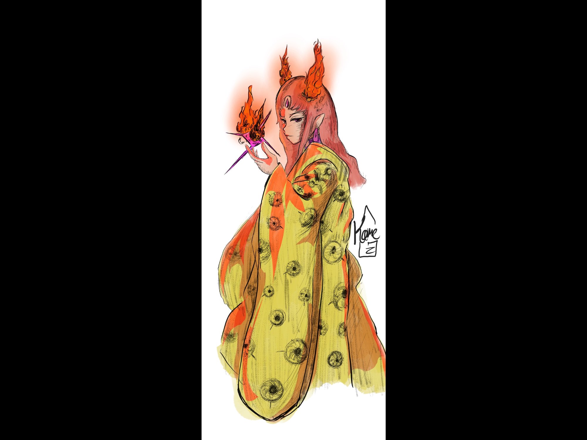 Aurora — Flame Robes